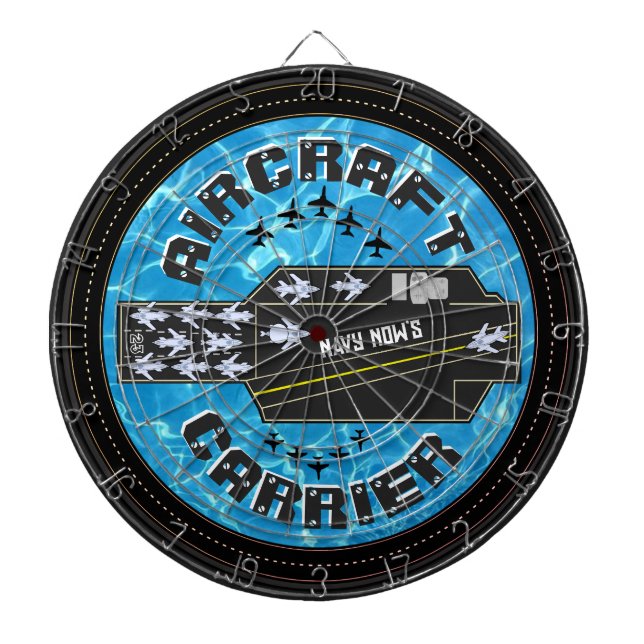 Personlig Navy Now's Aircraft Striker Darttavla (Framsidan)