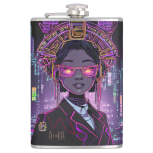 Personlig Neon Future Cyberpunk ID1028 Fickplunta