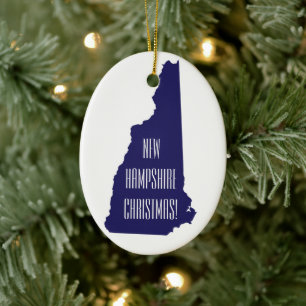 Personlig New Hampshire jul Ornament
