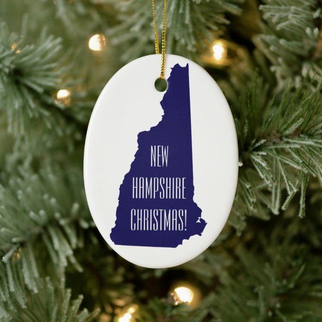 Personlig New Hampshire jul Ornament (Träd)
