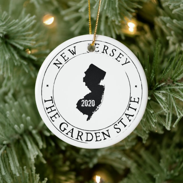Personlig New jersey Ornament (Träd)