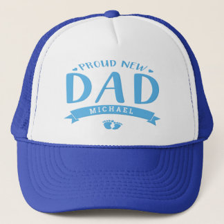 Personlig New Pappa Blue Keps