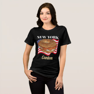 Personlig New York Kvinnor Bella+Canvas Mörk T Shirt