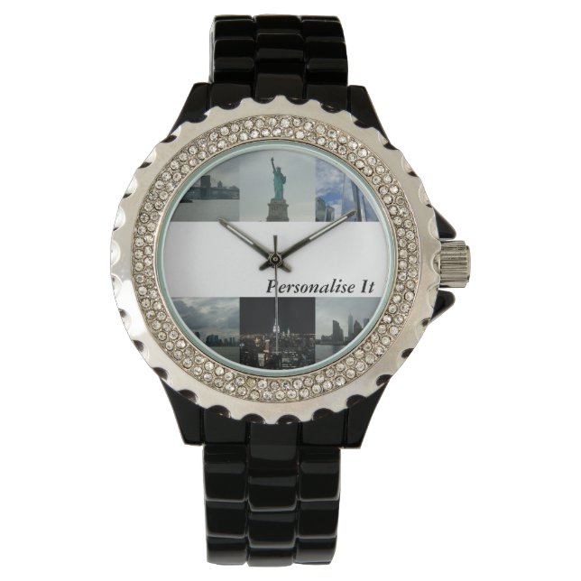 Personlig New York Womens Watch Armbandsur (Framsida)