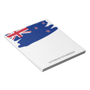 Personlig New Zealand Flagga Patriotic Anteckningsblock