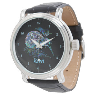 PERSONLIG NEW ZEALAND KIWI FERN WATCH ARMBANDSUR