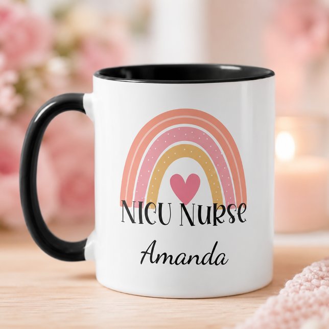 Personlig NICU-sjuksköterska Mugg (Personalized NICU Nurse Mug)