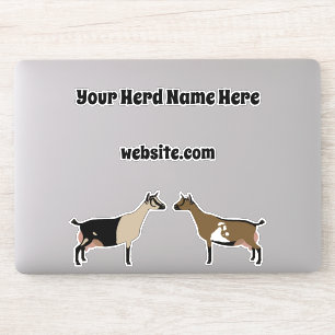 Personlig Nigerian Dwarf Dairy Goat Klistermärken