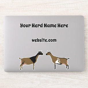 Personlig Nigerian Dwarf Dairy Goat Klistermärken