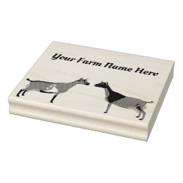 Personlig Nigerian Dwarf Dairy Goat Stämpel