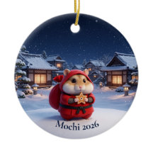 Personlig Ninja Tomte Hamster Japansk Jul