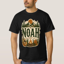 Personlig Noah Camping T-Shirt