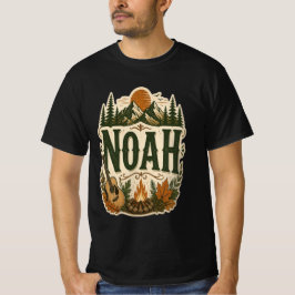 Personlig Noah Camping T-Shirt