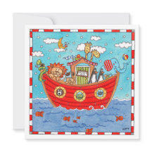 Personlig Noahs inbjudan till födelsedagen i Ark