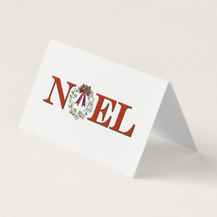Personlig Noel med andedräkt Kort