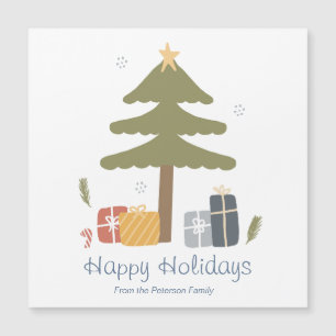 Personlig Nordic jul Helgdag Magnetic Card