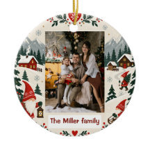 Personlig Nordisk Tomte Familjefoto Saker