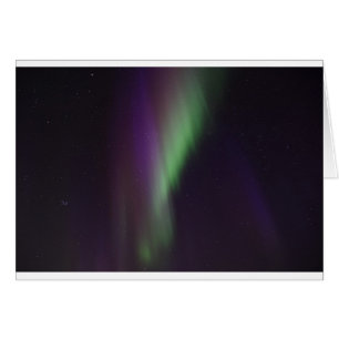 Personlig Norrsken Aurora Borealis Himmel Hälsningskort