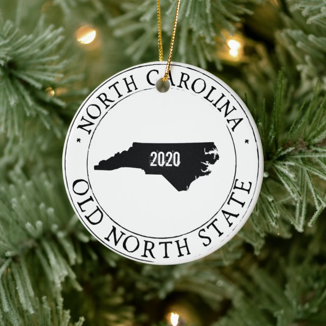 Personlig North Carolina Ornament (Träd)