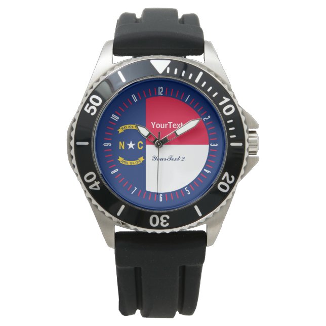 Personlig North Carolina State Watch Design Armbandsur (Framsida)
