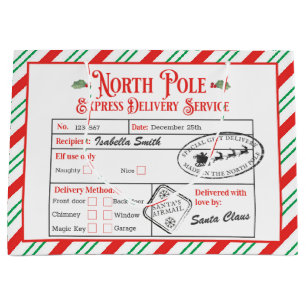Personlig North Pole Speciell Delivery Santa