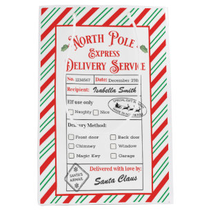 Personlig North Pole Speciell Delivery Santa
