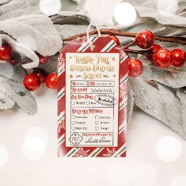 Personlig North Pole Speciell Delivery Santa Presentetikett