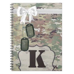 Personlig Note Bok Army OCP Camo Uniform Camof Anteckningsbok