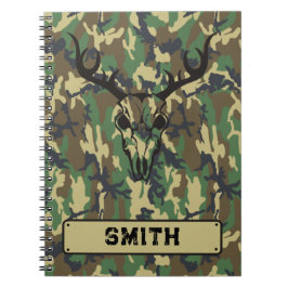 Personlig Notebook Woodlands Camouflage Anteckningsbok