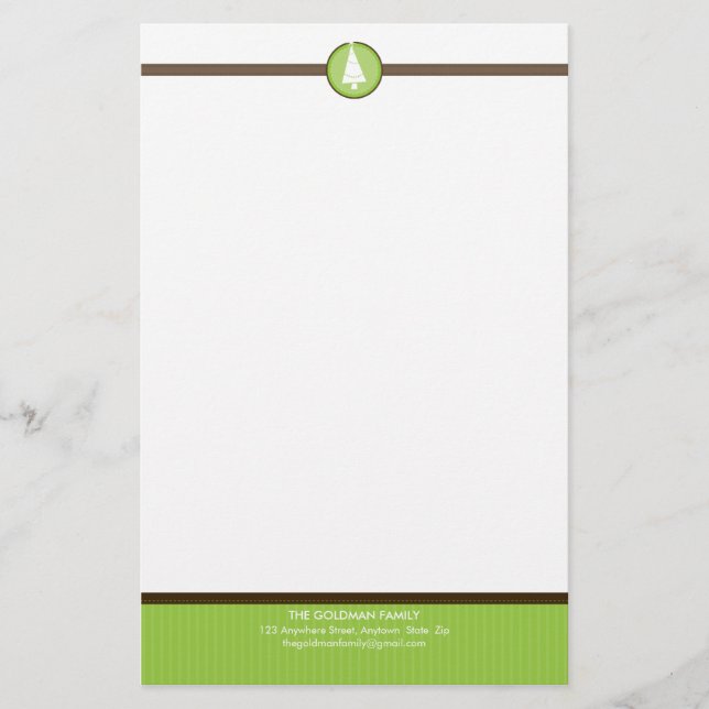 PERSONLIG NOTEPAPER: strippstitel 6 Brevpapper (Framsida)