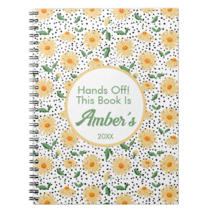 Personlig notisbok – Daisy-design Anteckningsbok