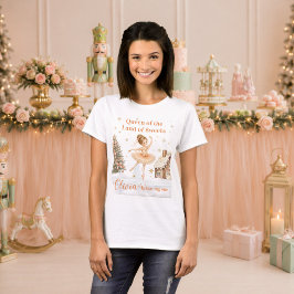Personlig nötknäppare Sugar Plum Ballerina Mamma T Shirt