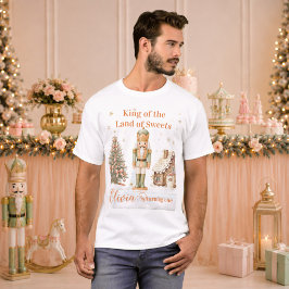 Personlig nötknäppare Sugar Plum Pappa Jul T Shirt