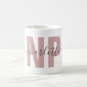 Personlig NP Nurse Practister Studenten Chic Kaffemugg