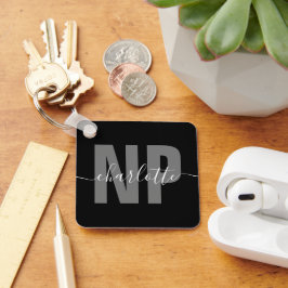 Personlig NP Nurse Practister Studenten Chic Nyckelring