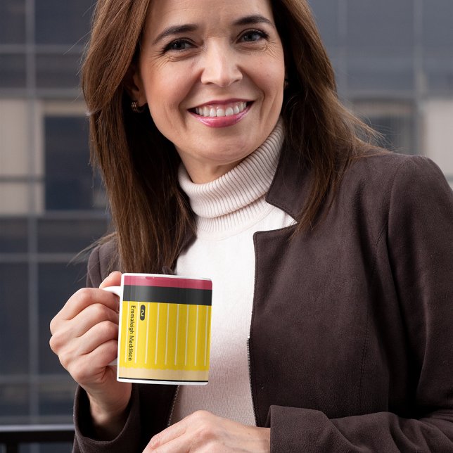 Personlig nr 2 PenylärarRoligt Kaffemugg (Skapare uppladdad)