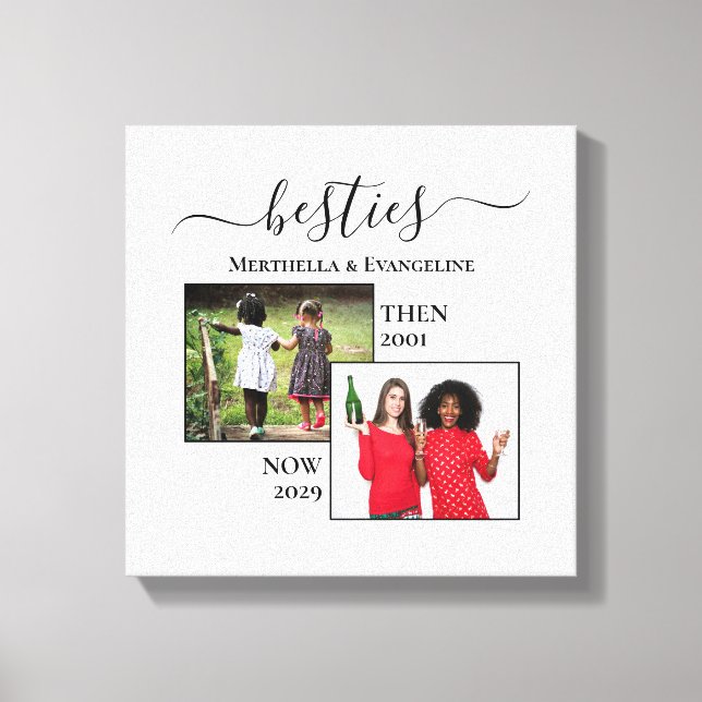 Personlig nu 2 fotoBEST Canvastryck (Framsida)