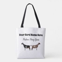 Personlig Nubian Dairy Goat Tygkasse