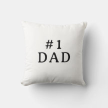 Personlig Nummer Ett Pappa Kastkudde
