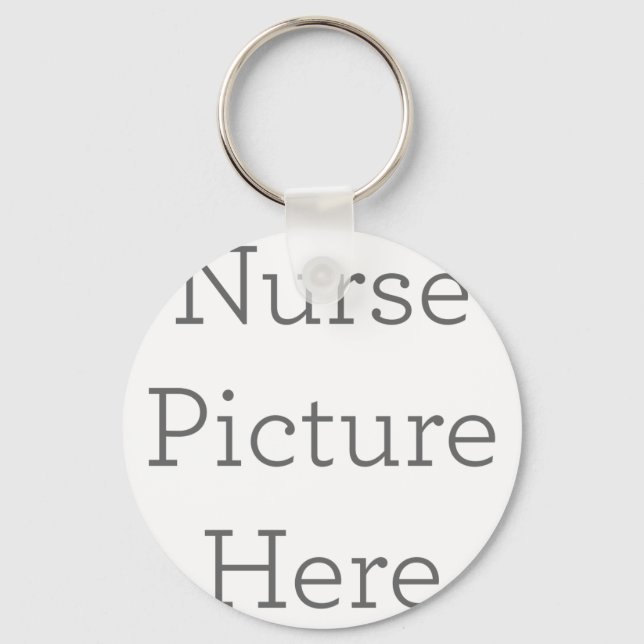 Personlig Nurse Bild Keychain Gift Nyckelring (Framsida)