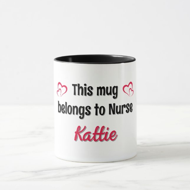 Personlig Nurse Coffee Mugg Gift (Center)