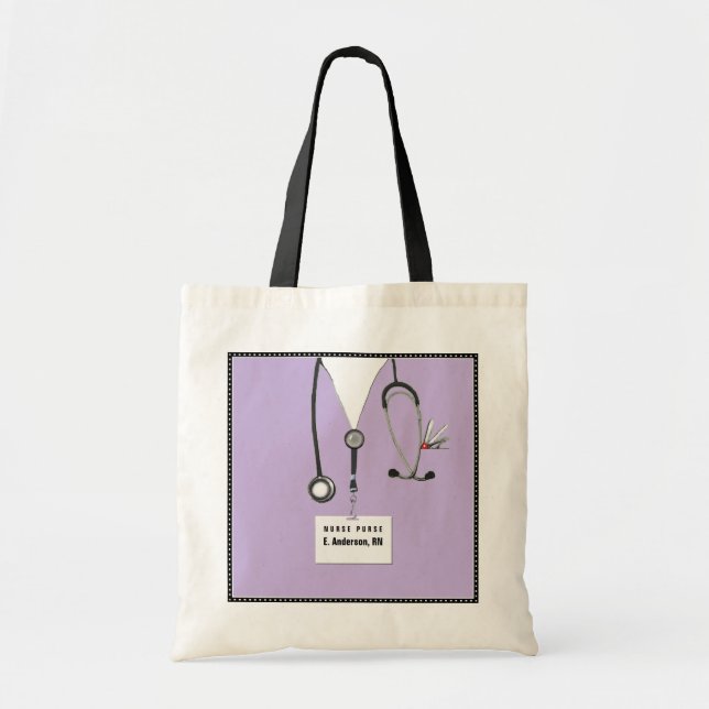 Personlig Nurse Gift Bag Tygkasse (Framsidan)