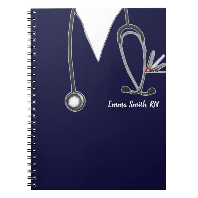 Personlig Nurse Gift Ideas Anteckningsbok (Framsidan)