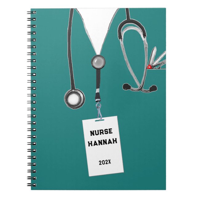 Personlig Nurse Gift Ideas Anteckningsbok (Framsidan)