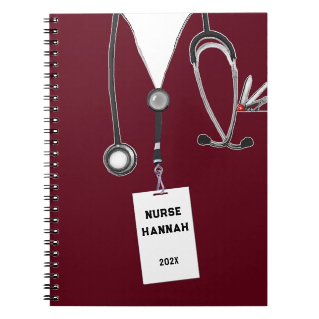Personlig Nurse Gift Ideas Anteckningsbok (Framsidan)