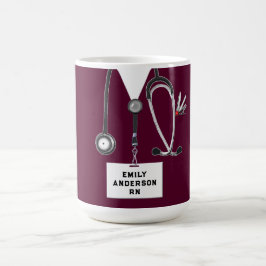 Personlig Nurse Gift Kaffemugg