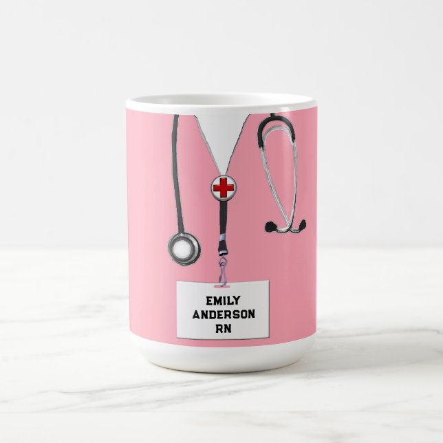 Personlig Nurse Gift Kaffemugg (Center)