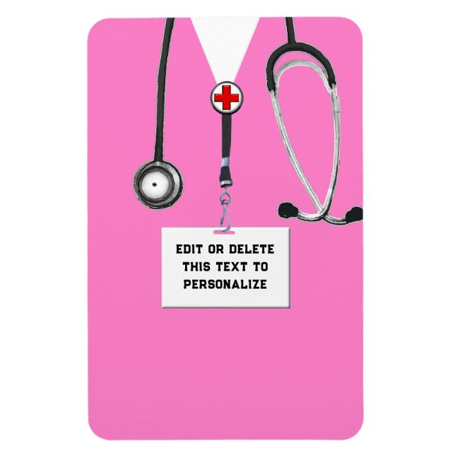 Personlig Nurse Gift Magnet (Vertikal)