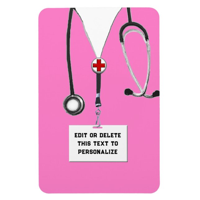 Personlig Nurse Gift Magnet (Vertikal)