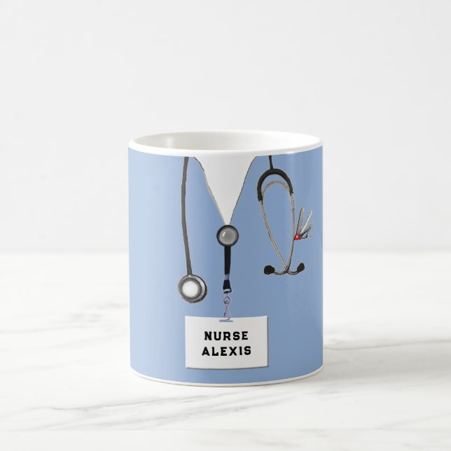 Personlig Nurse Gifts Kaffemugg (Center)